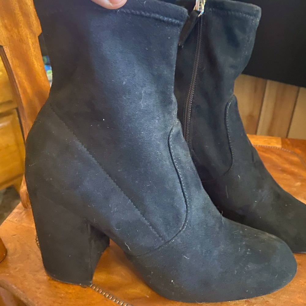 black velvet boots